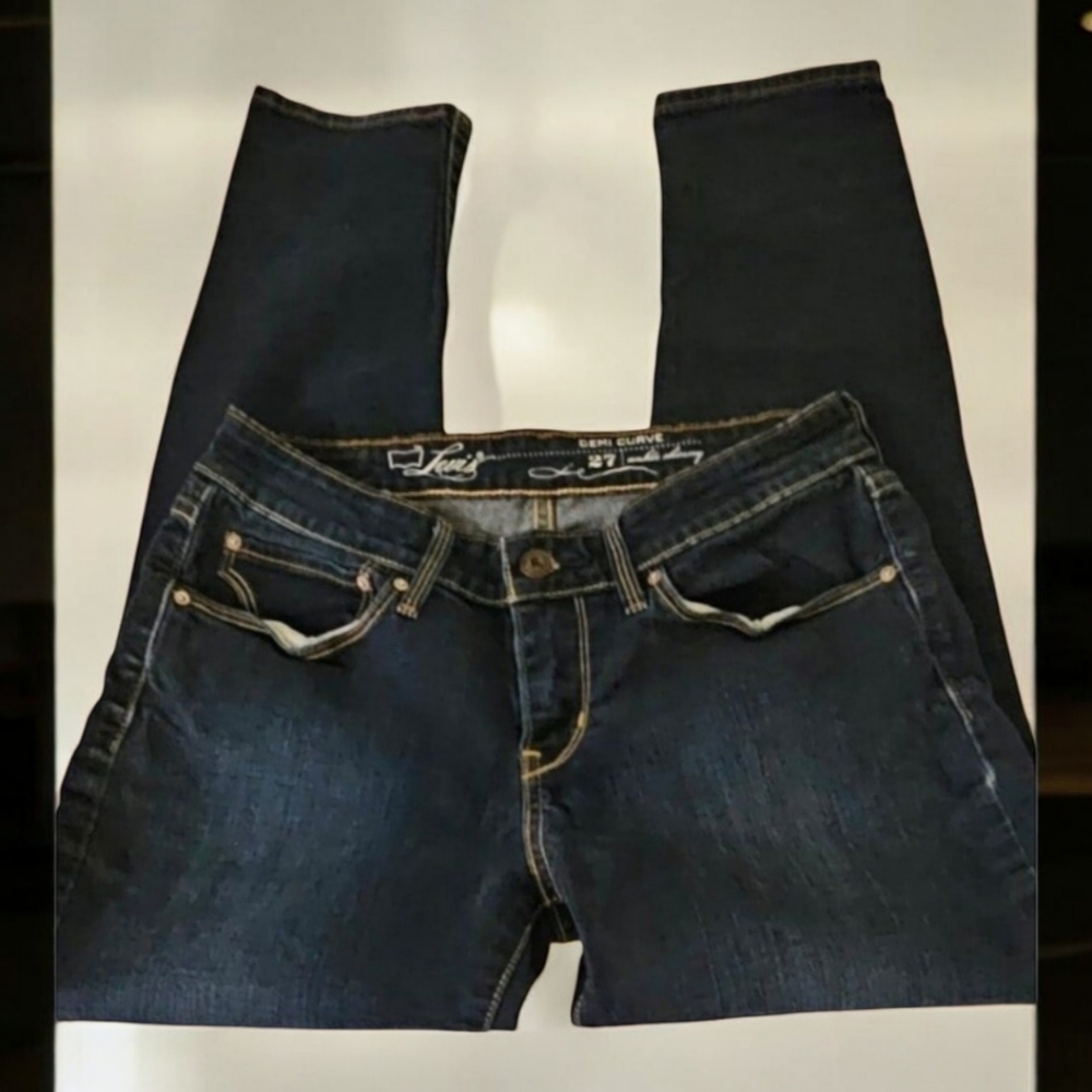 LEV'IS SAN FRANCISCO WOMENS DEMI CURVE ANKLE SKINNY SZ 27x27